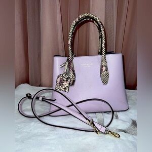 Kate Spade ♠️ Purse Purple 💜 Snakeskin Handbag